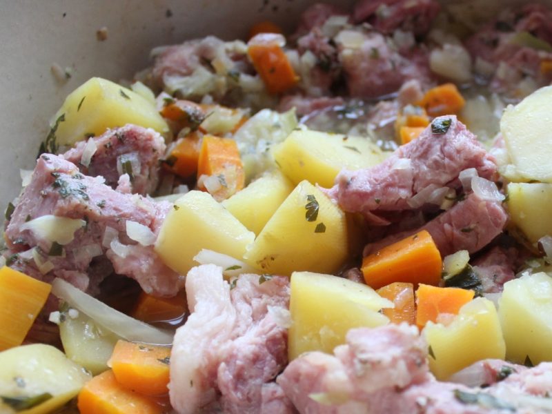 Gemüsetopf mit Surfleisch - Wagners Kulinarium