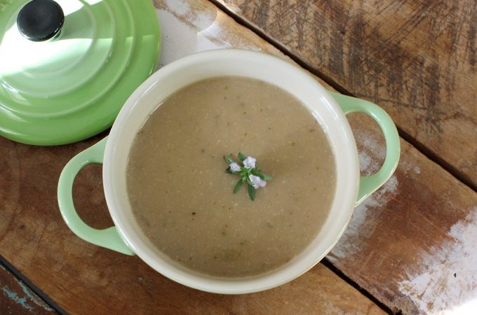 Geröstete Topinambur Karfiol Suppe_Rezept