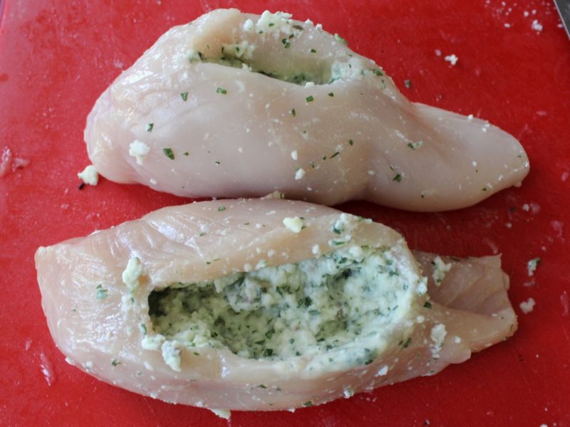 Hendlfilet mit Mozzarellafüllung - Wagners Kulinarium